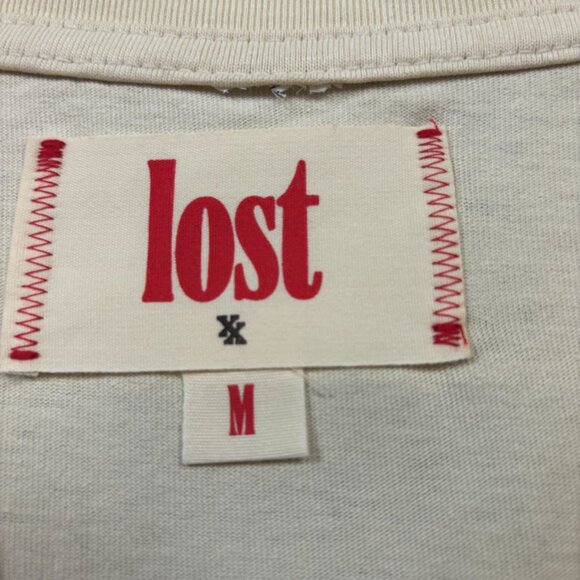 Machine Gun Kelly Lost Americans Rock Beige T-Shirt Size Medium - Picture 4 of 4